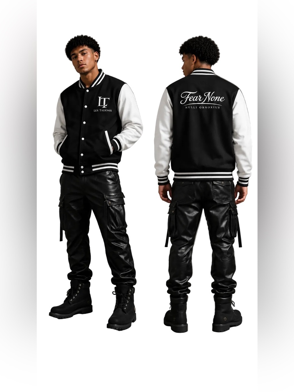 Fear None® Heavyweight Heritage Letterman Jacket